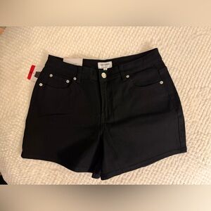 Juicy Couture Black Denim Jean Shorts 4.5” Inseam Size 8